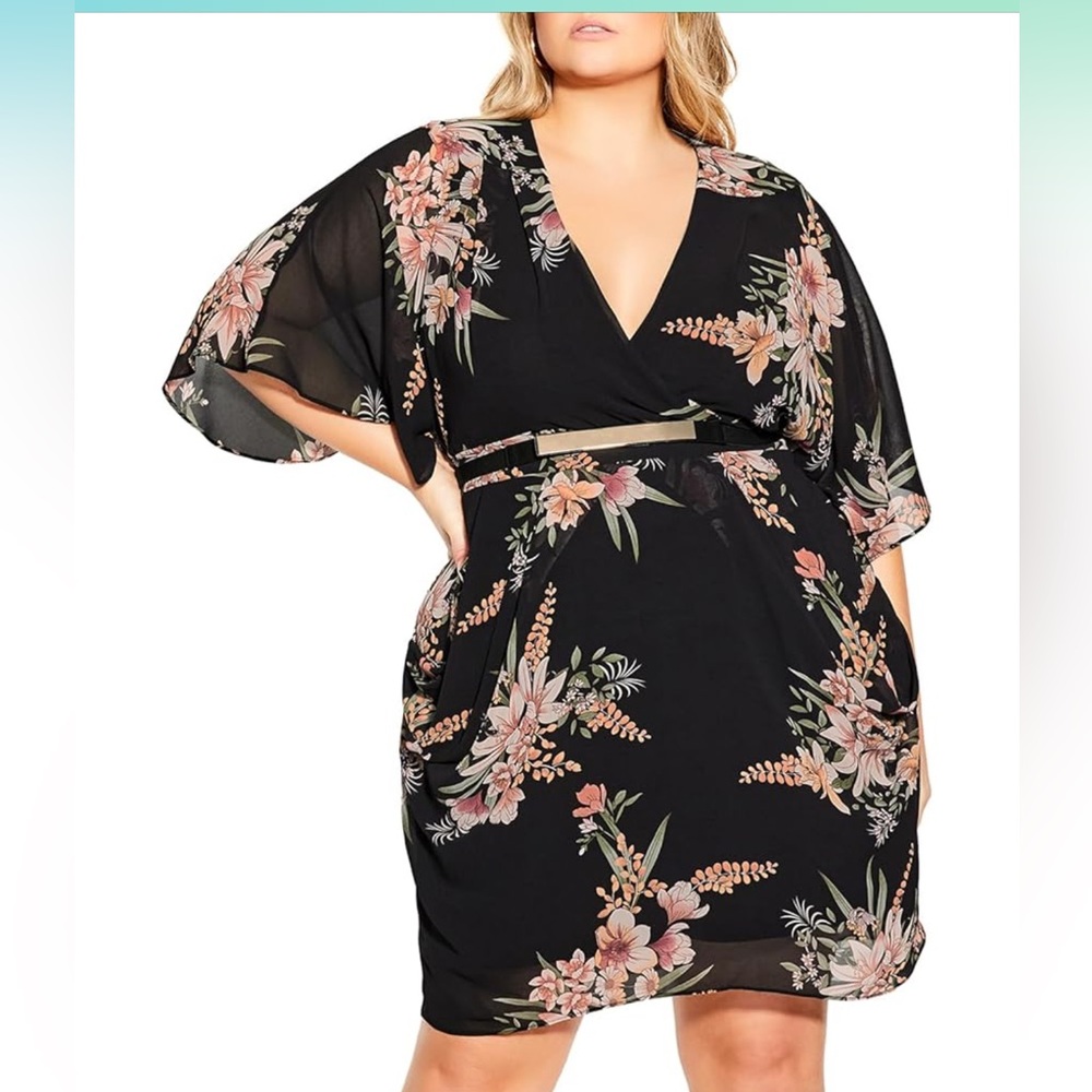 NWT City Chic Gypsy floral dress